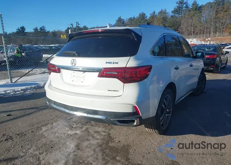 2017 Acura Mdx Advance Package z USA, uszkodzony, nr VIN 5FRYD4H84HB022667